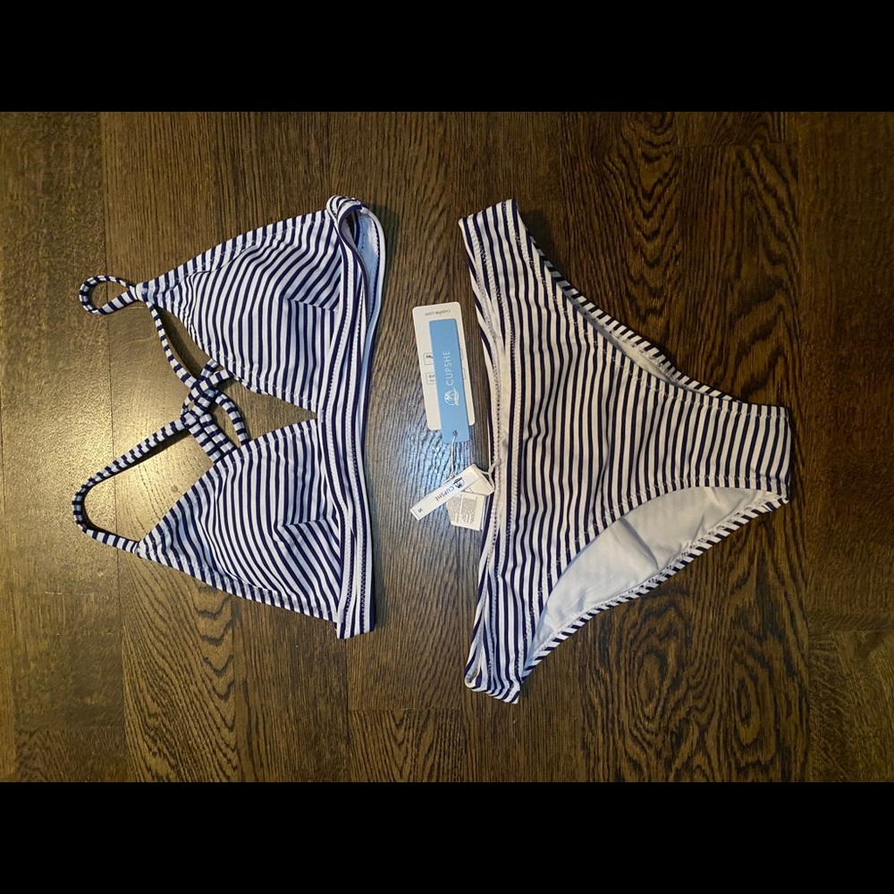 COPY - Bikini size XS blue white. NWT